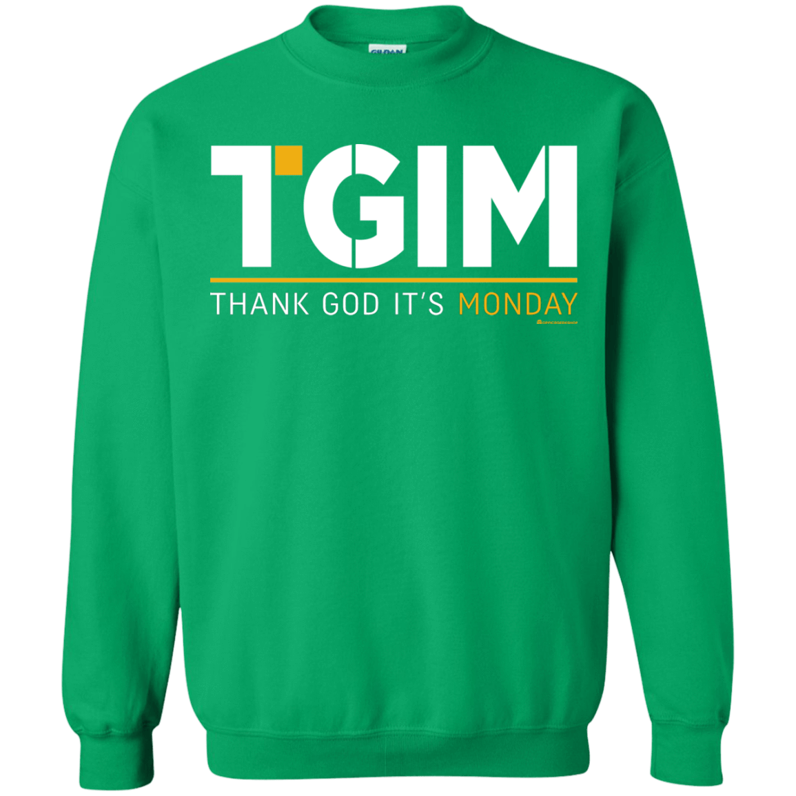 Sweatshirts Irish Green / Small Thank God Its Monday Crewneck Sweatshirt