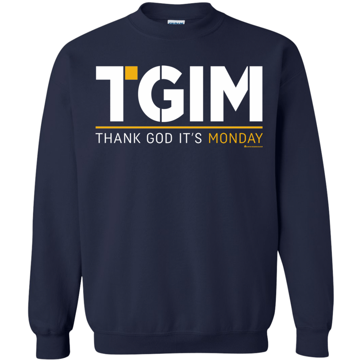 Sweatshirts Navy / Small Thank God Its Monday Crewneck Sweatshirt