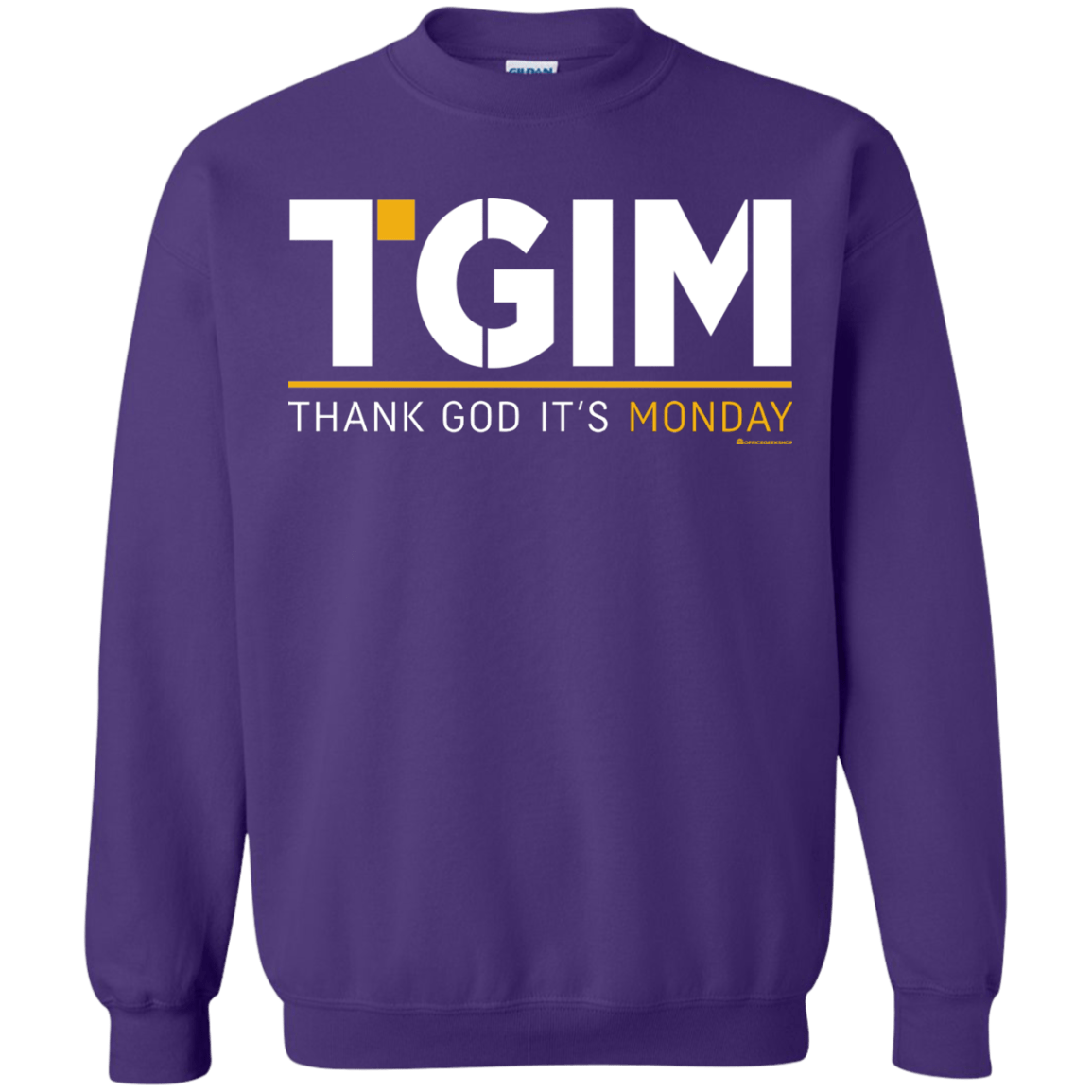 Sweatshirts Purple / Small Thank God Its Monday Crewneck Sweatshirt