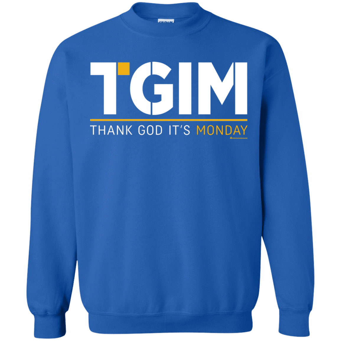 Sweatshirts Royal / Small Thank God Its Monday Crewneck Sweatshirt