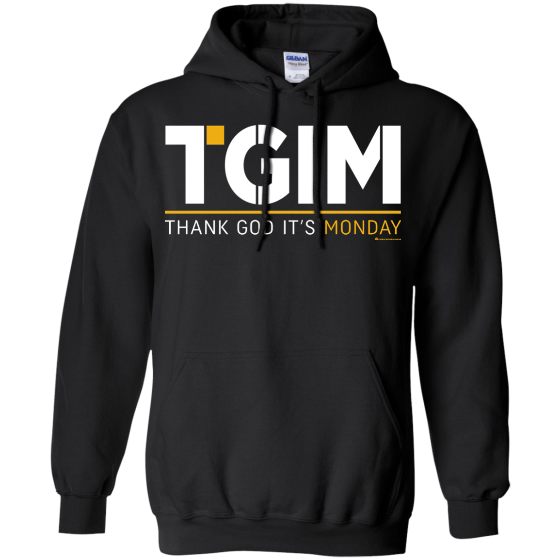 Sweatshirts Black / Small Thank God Its Monday Pullover Hoodie