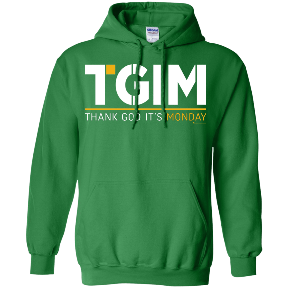 Sweatshirts Irish Green / Small Thank God Its Monday Pullover Hoodie