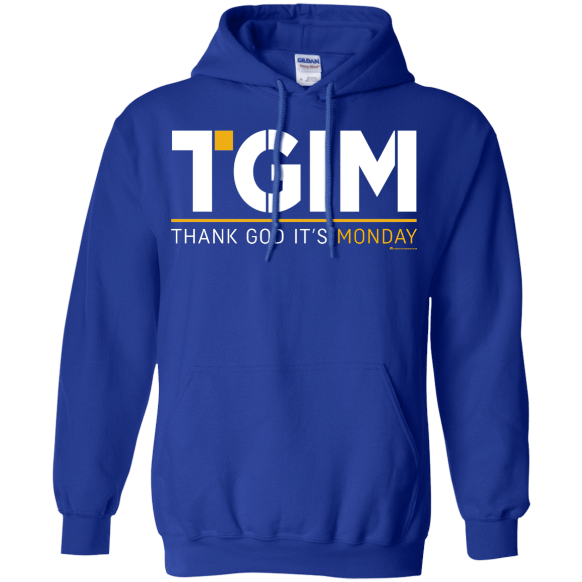 Sweatshirts Royal / Small Thank God Its Monday Pullover Hoodie