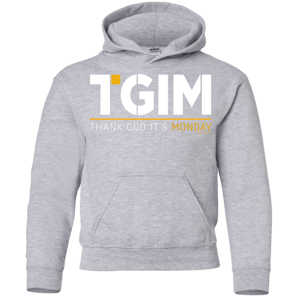 Sweatshirts Sport Grey / YS Thank God Its Monday Youth Hoodie