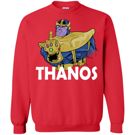 Sweatshirts Red / S Thanos Cash Crewneck Sweatshirt