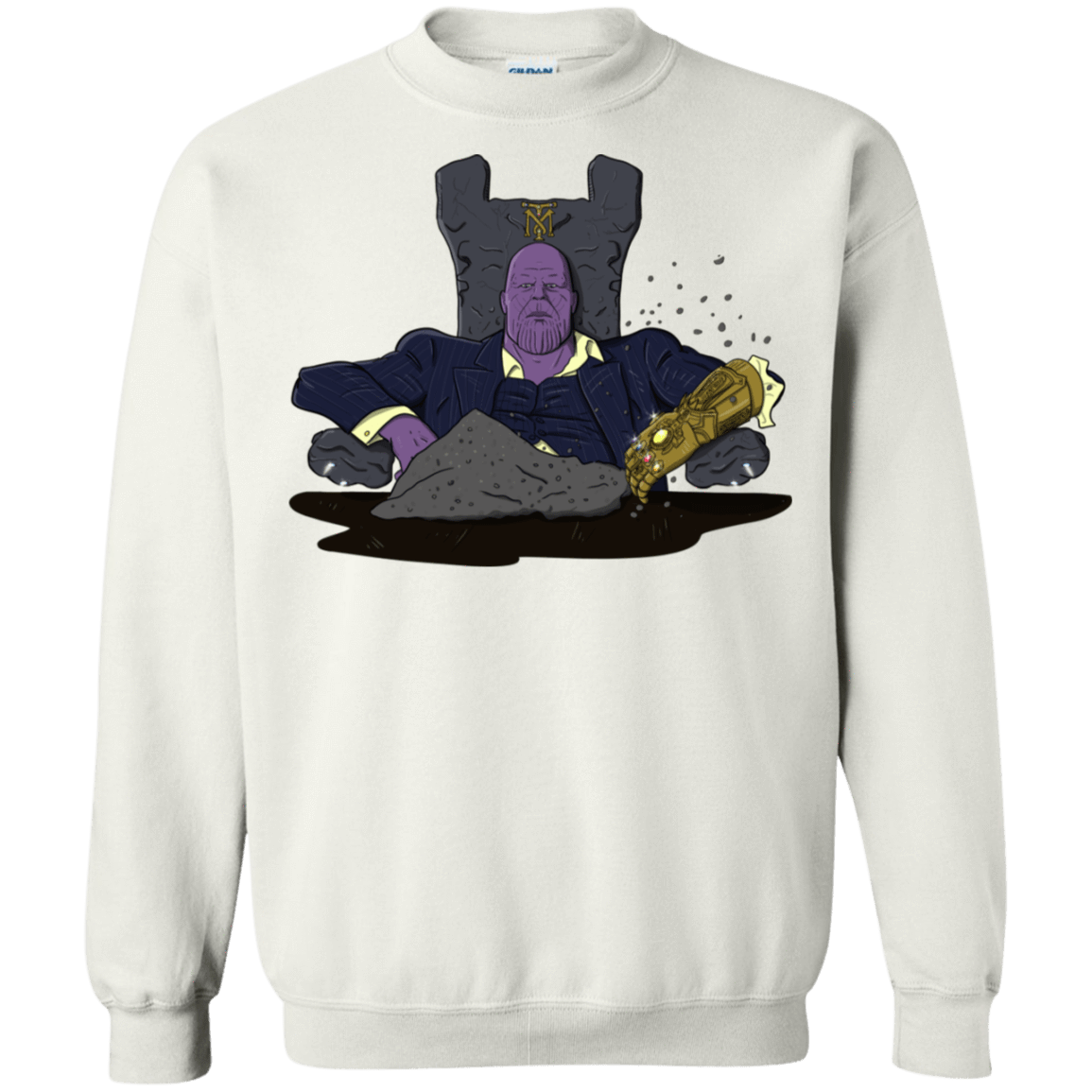 Sweatshirts White / S Thanos Montana Crewneck Sweatshirt