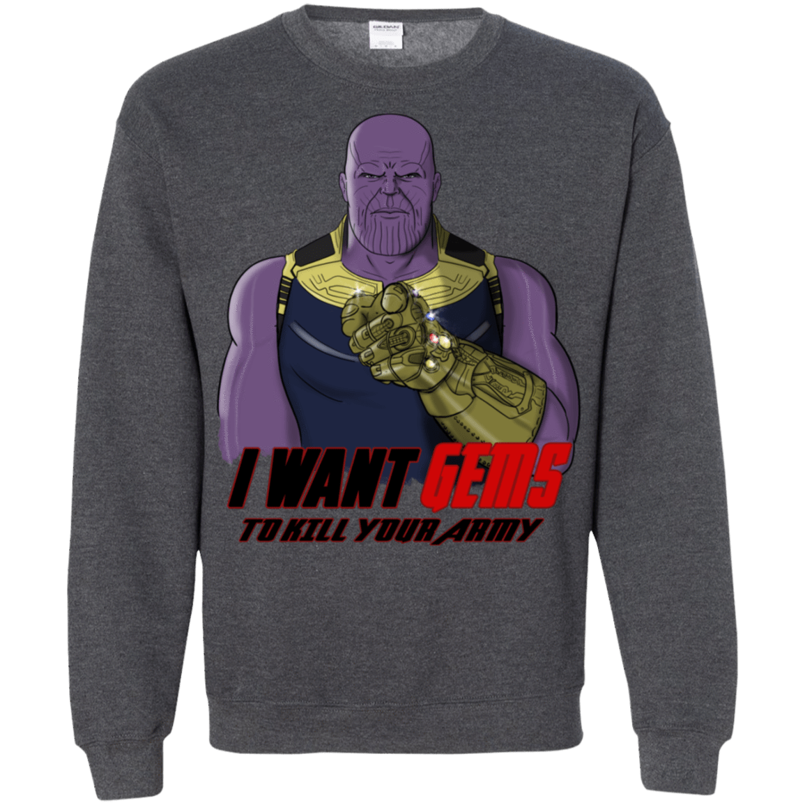 Sweatshirts Dark Heather / S Thanos Sam Crewneck Sweatshirt