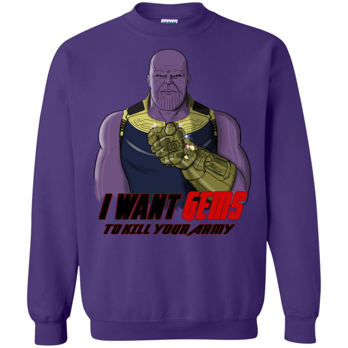 Sweatshirts Purple / S Thanos Sam Crewneck Sweatshirt