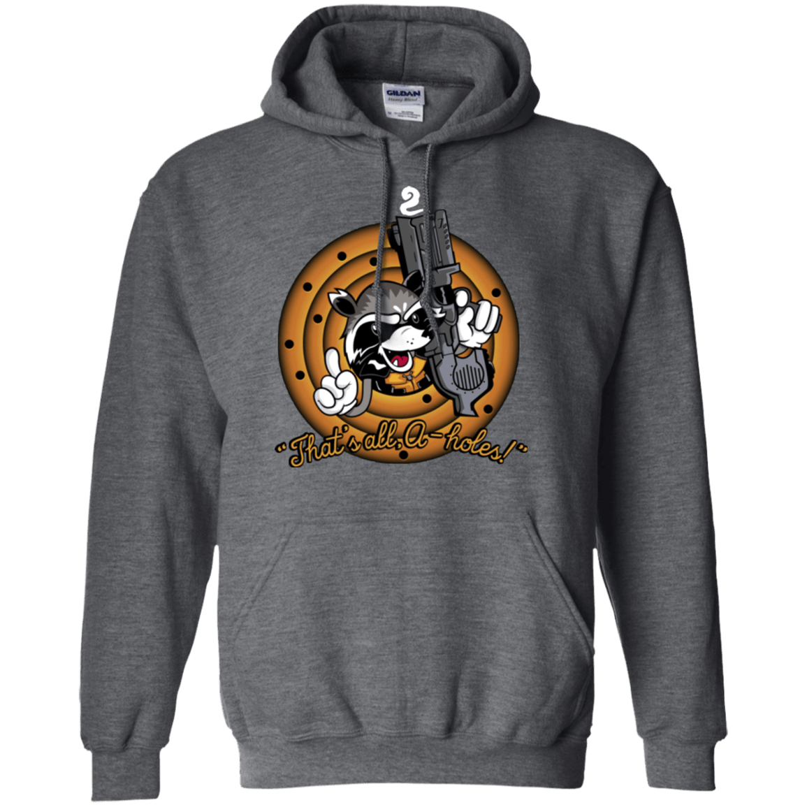 Sweatshirts Dark Heather / Small Thats All A-Holes Pullover Hoodie