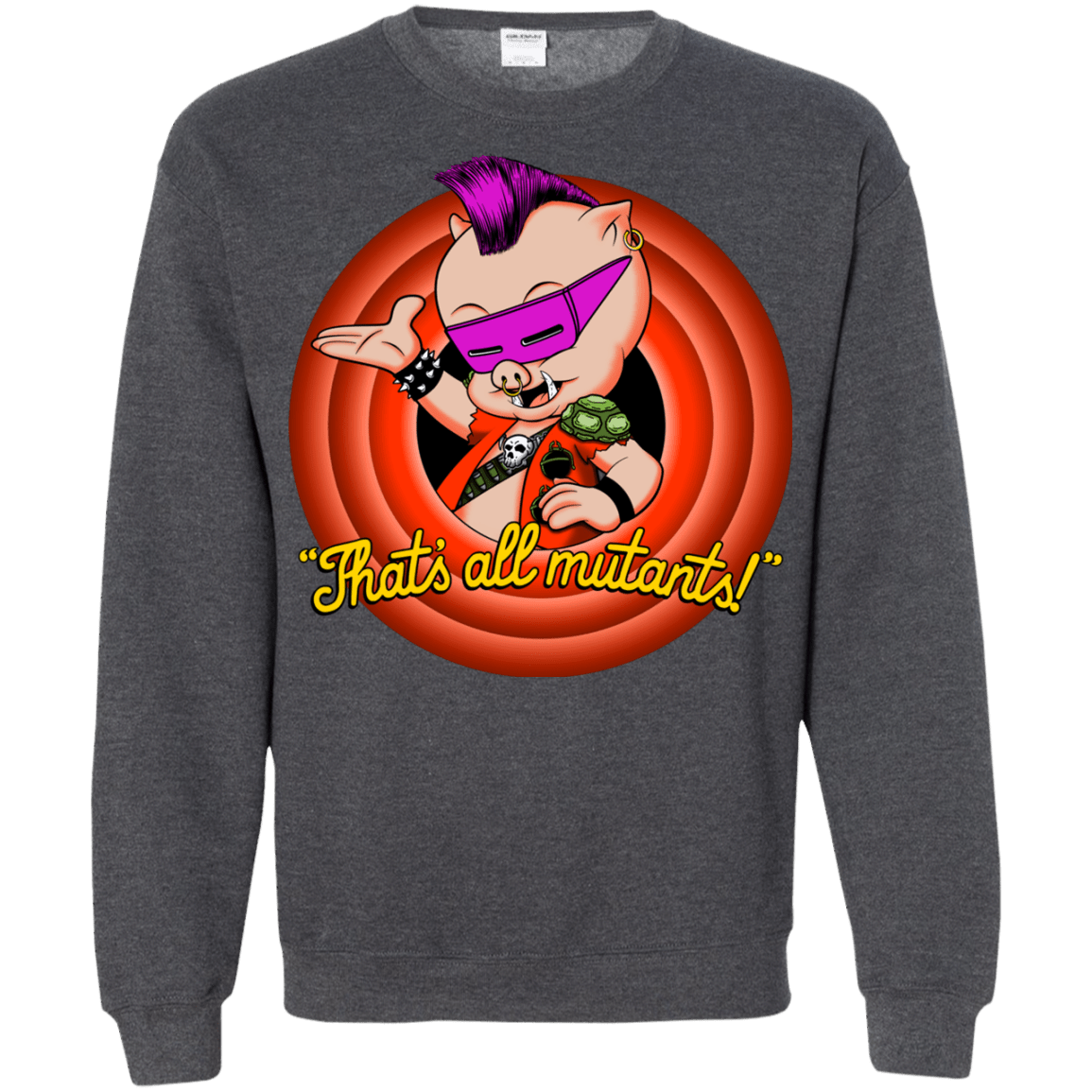 Sweatshirts Dark Heather / S Thats all Mutants Crewneck Sweatshirt