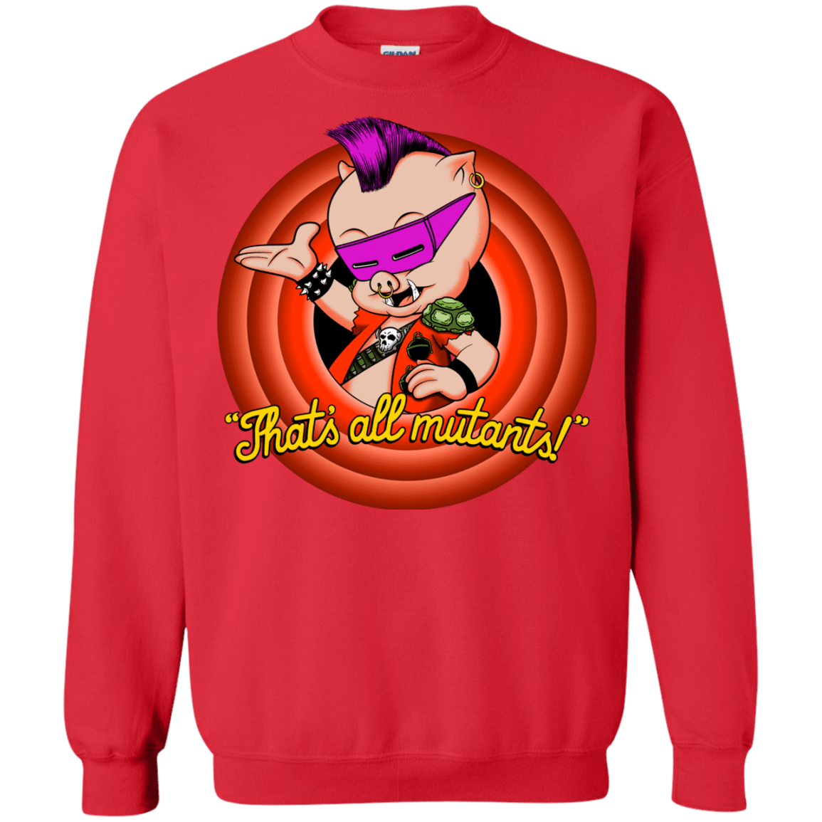 Sweatshirts Red / S Thats all Mutants Crewneck Sweatshirt