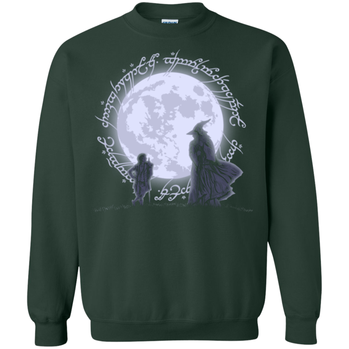 Sweatshirts Forest Green / Small The Adventure Begins Crewneck Sweatshirt