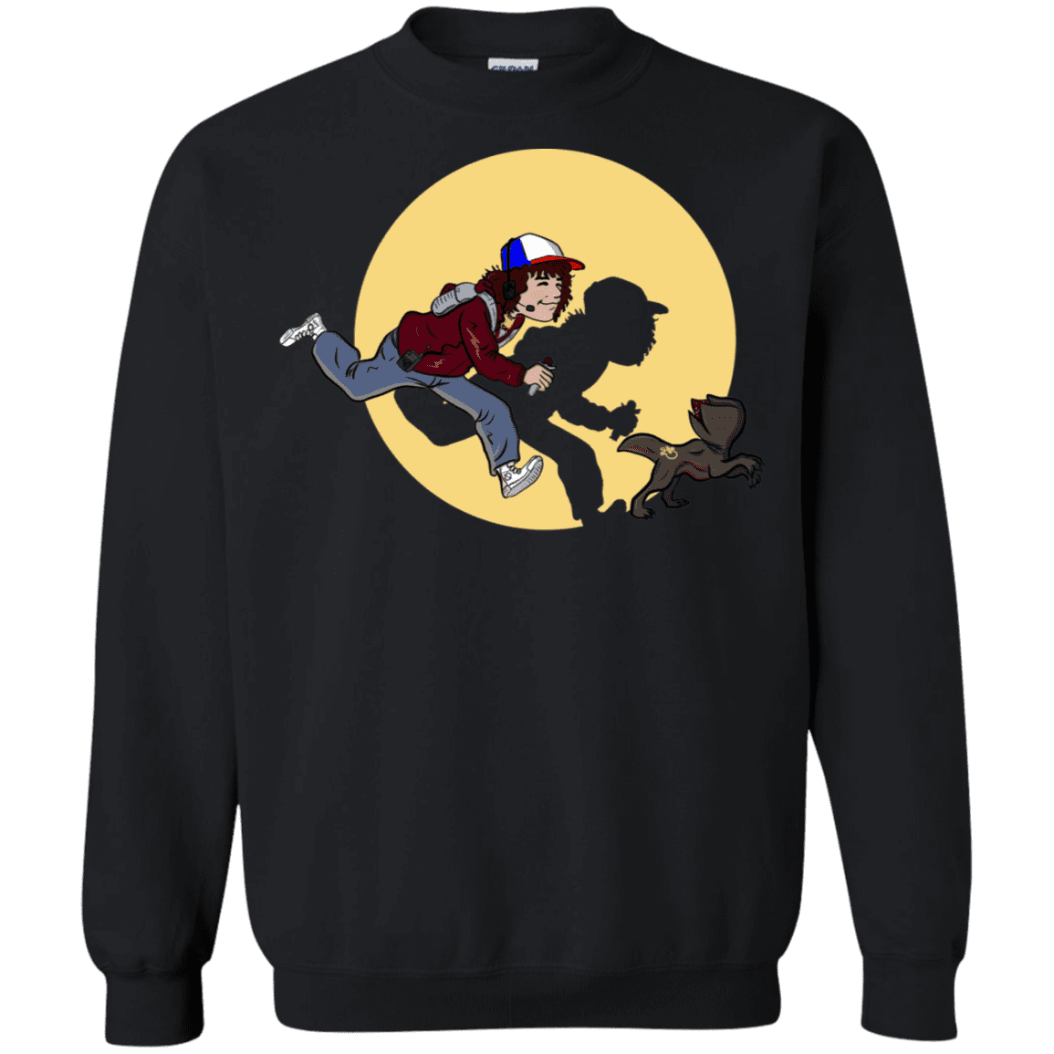 Sweatshirts Black / S The Adventures of Dustin Crewneck Sweatshirt