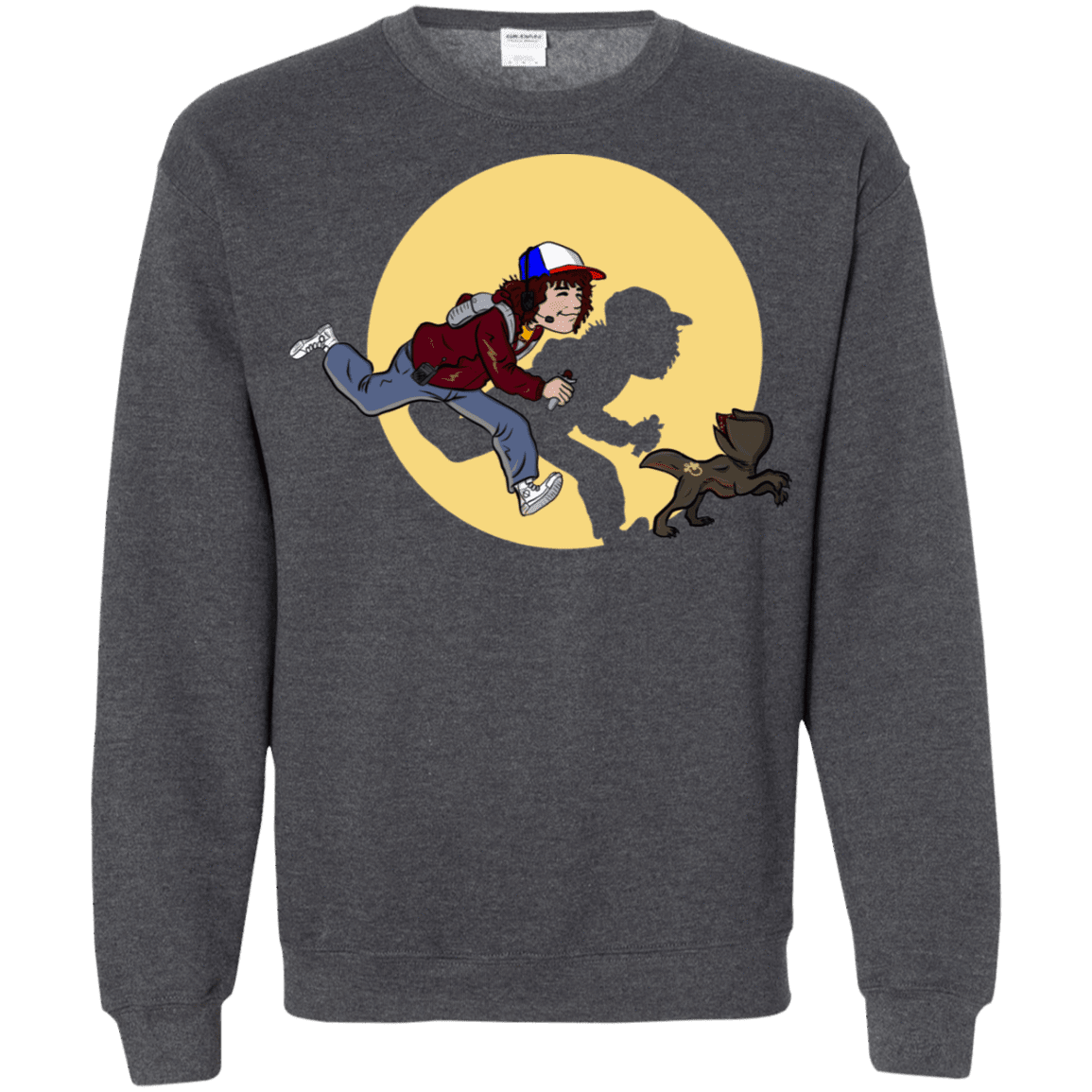 Sweatshirts Dark Heather / S The Adventures of Dustin Crewneck Sweatshirt