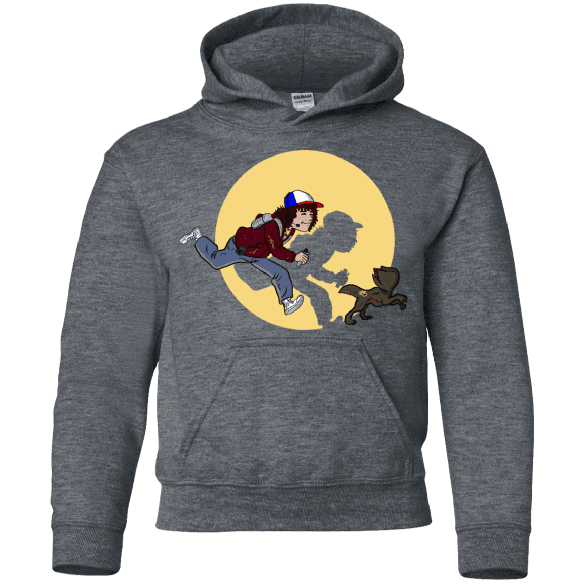 Sweatshirts Dark Heather / YS The Adventures of Dustin Youth Hoodie
