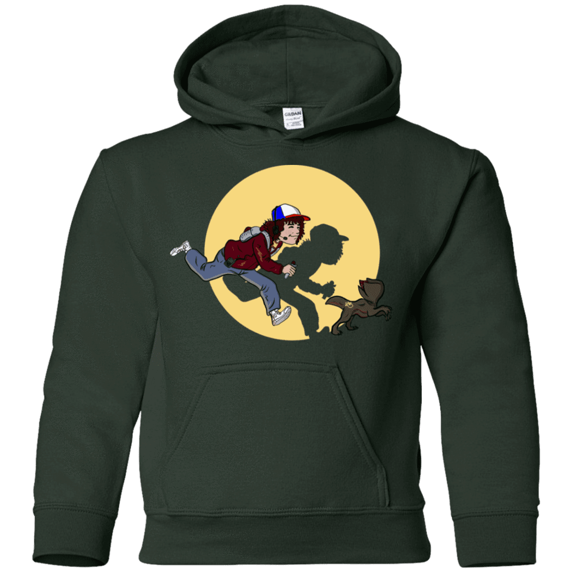 Sweatshirts Forest Green / YS The Adventures of Dustin Youth Hoodie