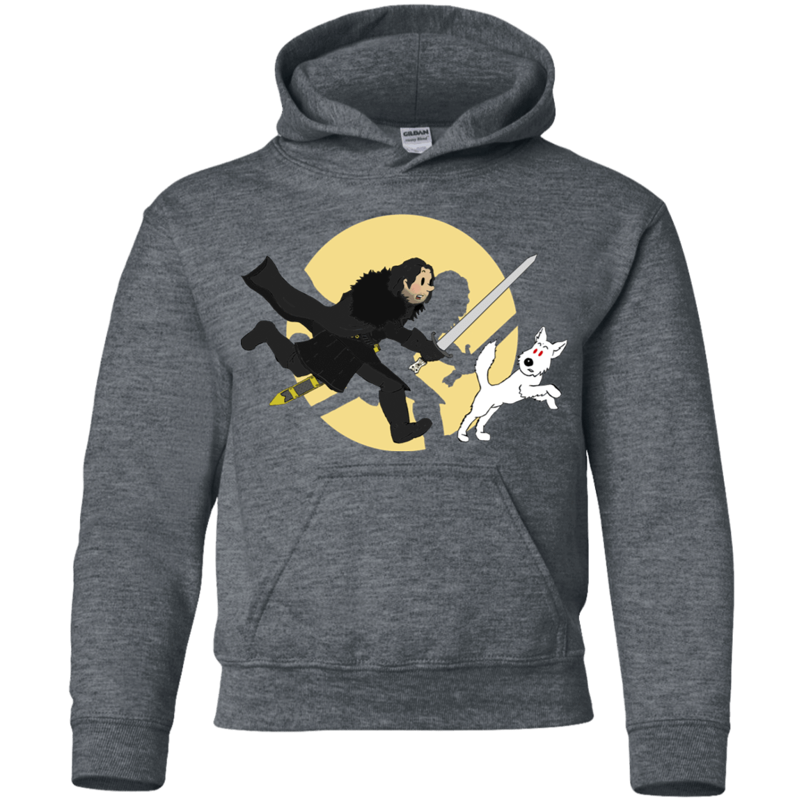 Sweatshirts Dark Heather / YS The Adventures of Jon Snow Youth Hoodie