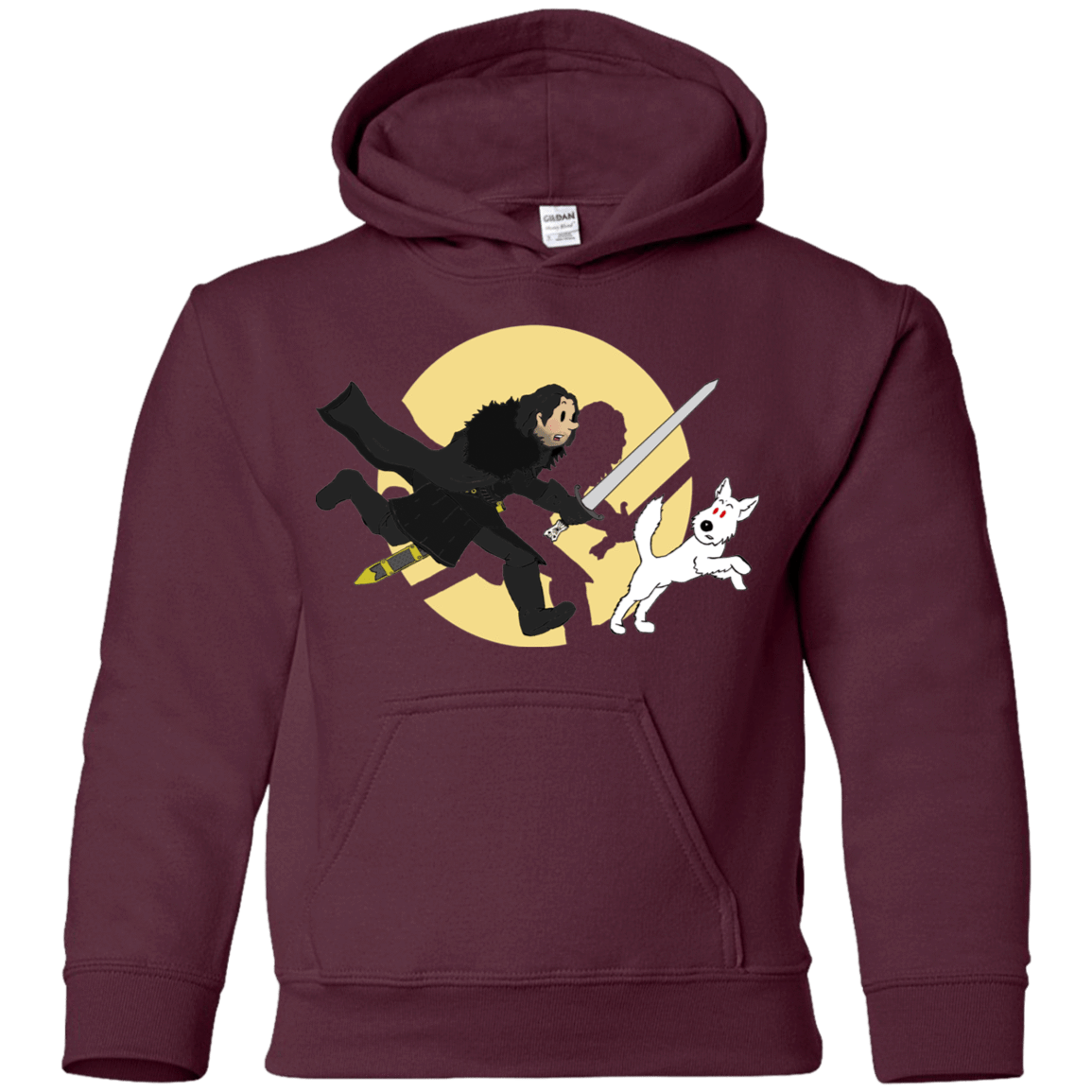 Sweatshirts Maroon / YS The Adventures of Jon Snow Youth Hoodie