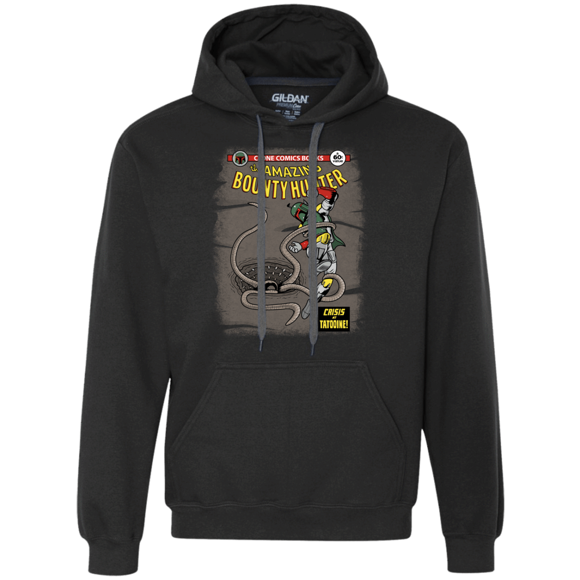 Sweatshirts Black / S The Amazing Bounty Hunter Premium Fleece Hoodie
