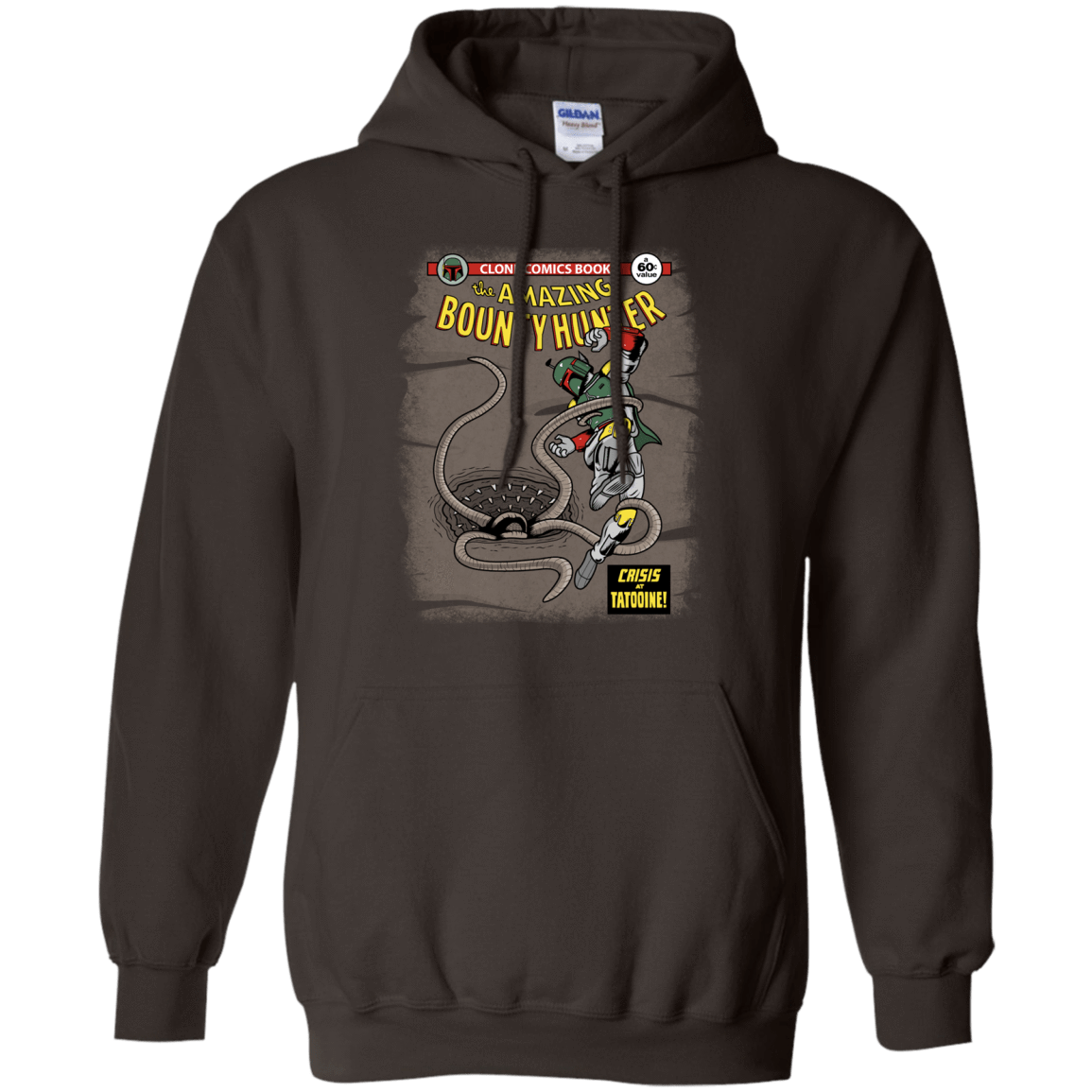 Sweatshirts Dark Chocolate / S The Amazing Bounty Hunter Pullover Hoodie