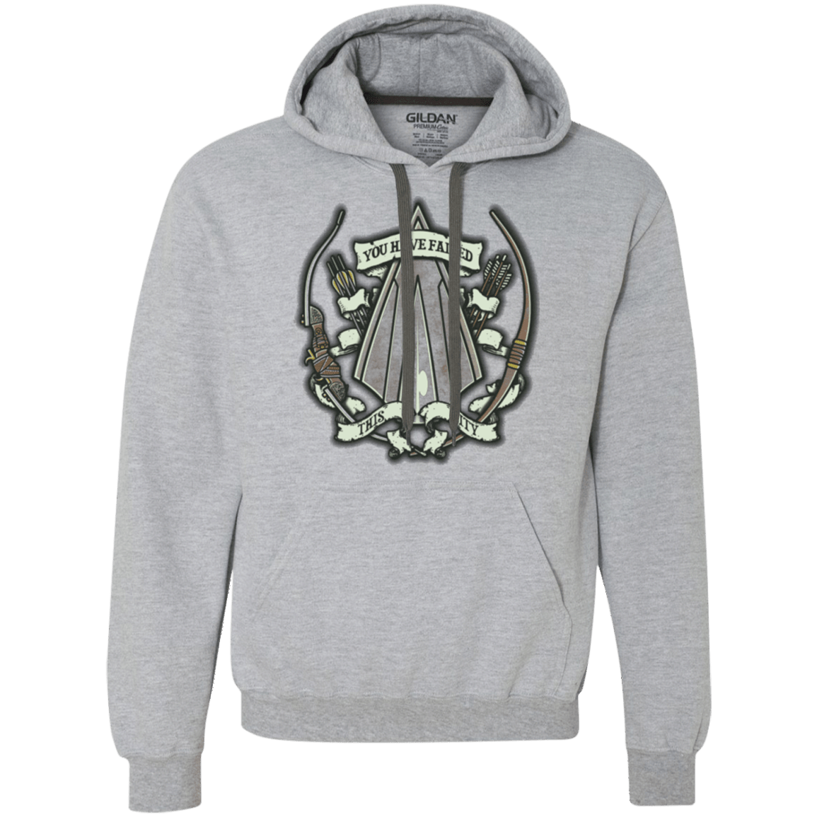 Sweatshirts Sport Grey / Small The Arrow Crest Premium Fleece Hoodie