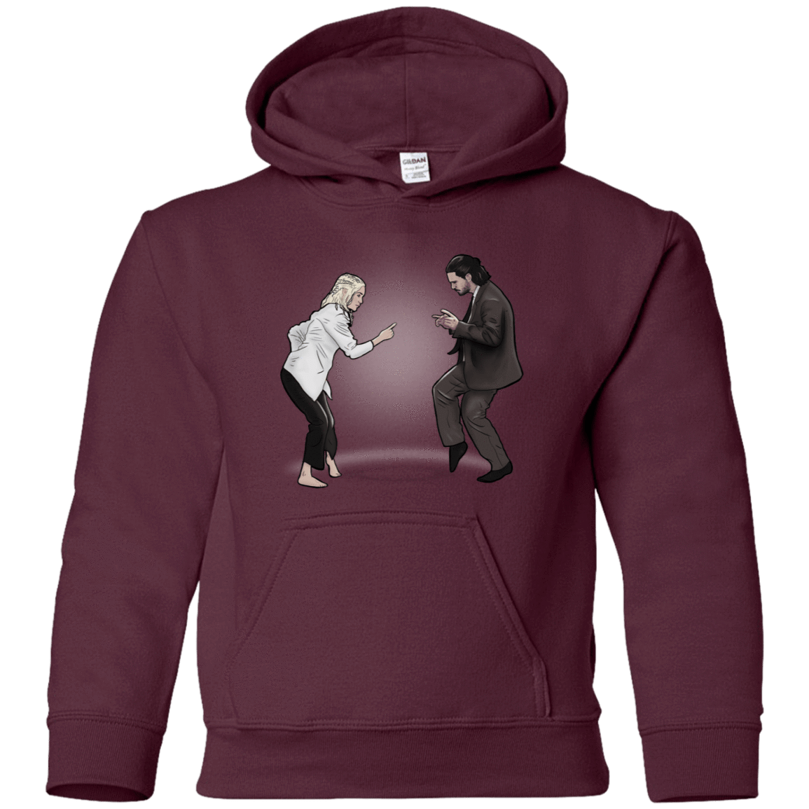 Sweatshirts Maroon / YS The Ballad of Jon and Dany Youth Hoodie