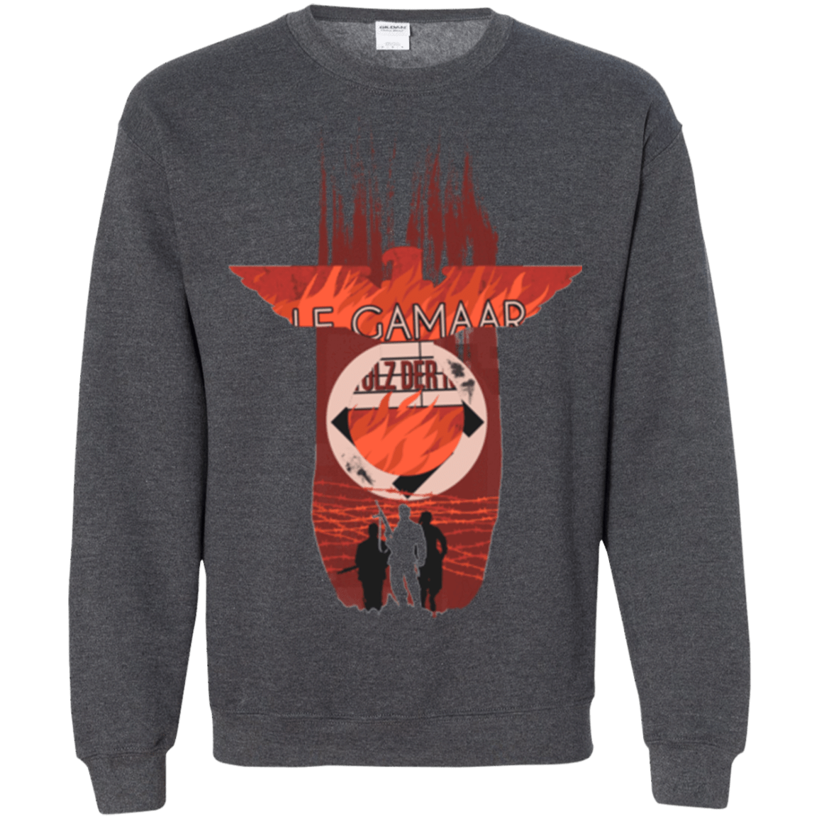 Sweatshirts Dark Heather / Small The Basterds Crewneck Sweatshirt