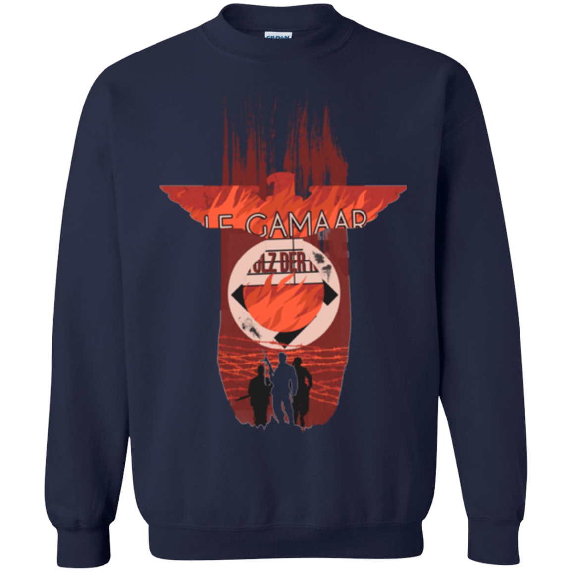 Sweatshirts Navy / Small The Basterds Crewneck Sweatshirt