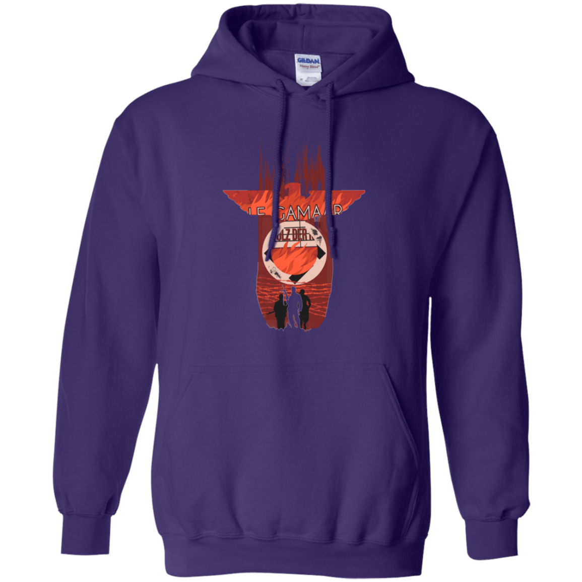Sweatshirts Purple / Small The Basterds Pullover Hoodie
