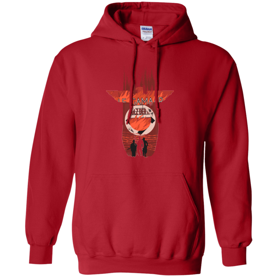 Sweatshirts Red / Small The Basterds Pullover Hoodie