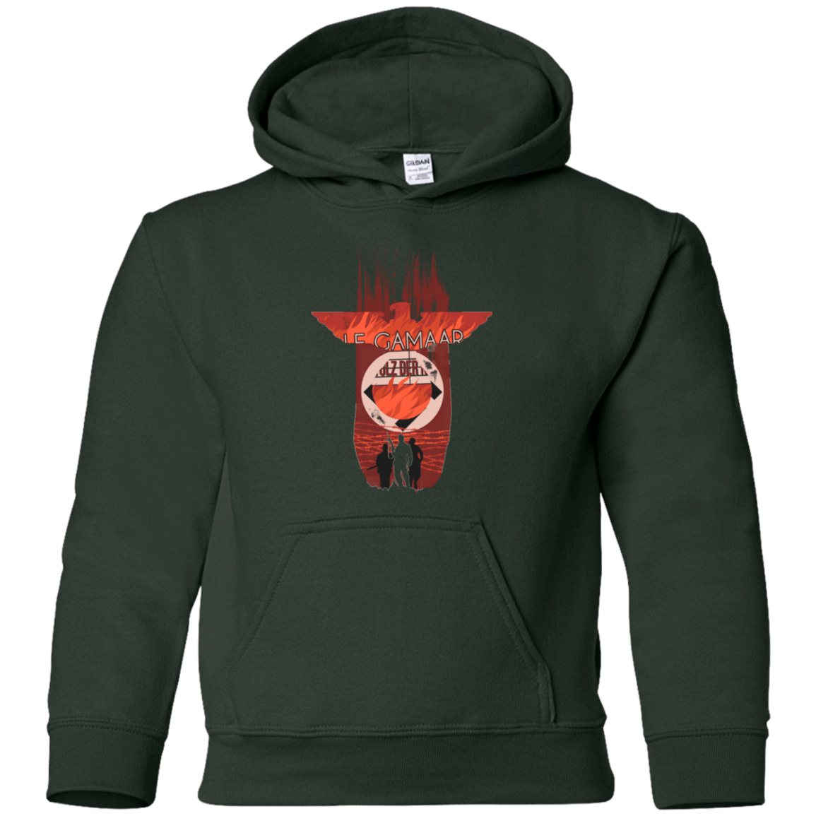 Sweatshirts Forest Green / YS The Basterds Youth Hoodie