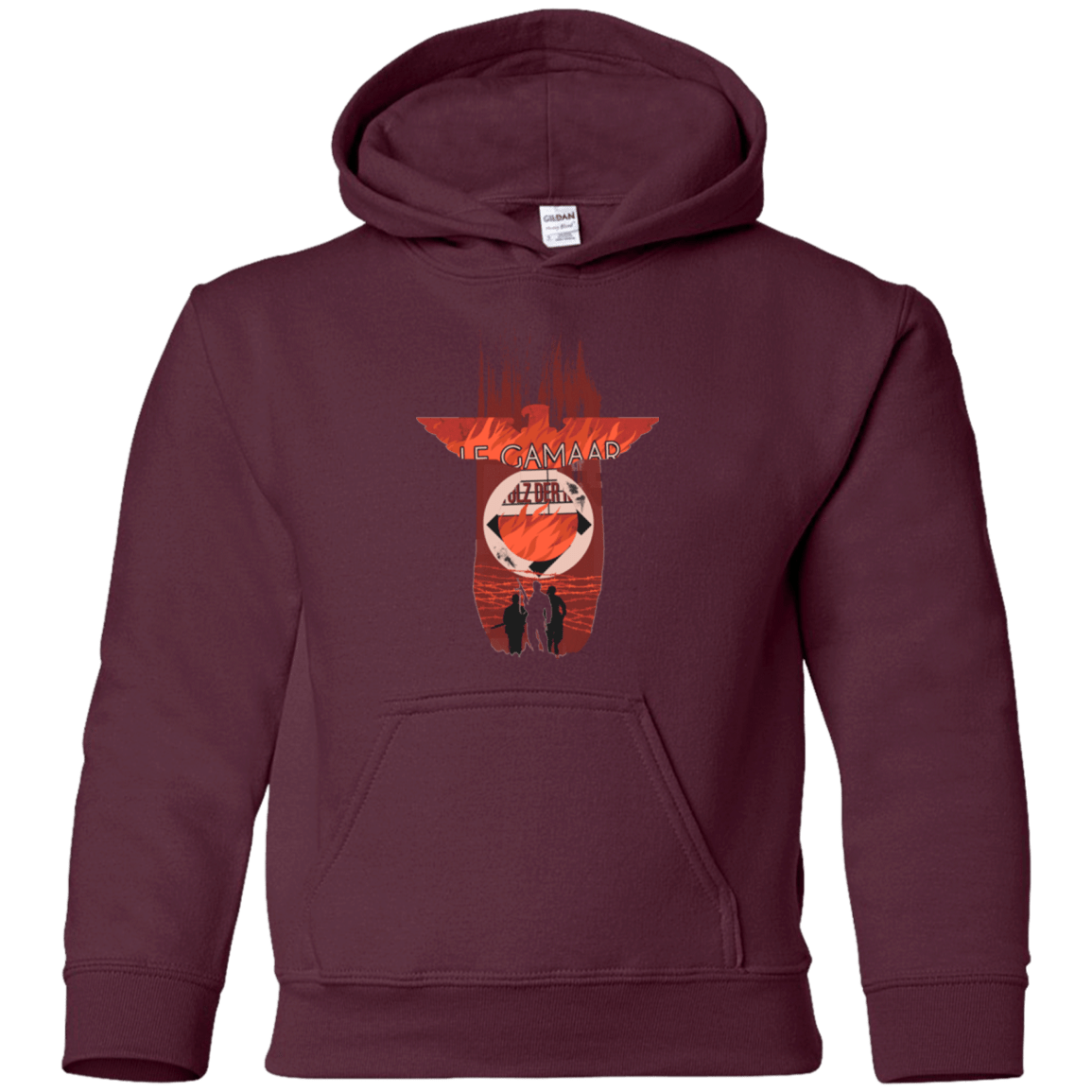 Sweatshirts Maroon / YS The Basterds Youth Hoodie