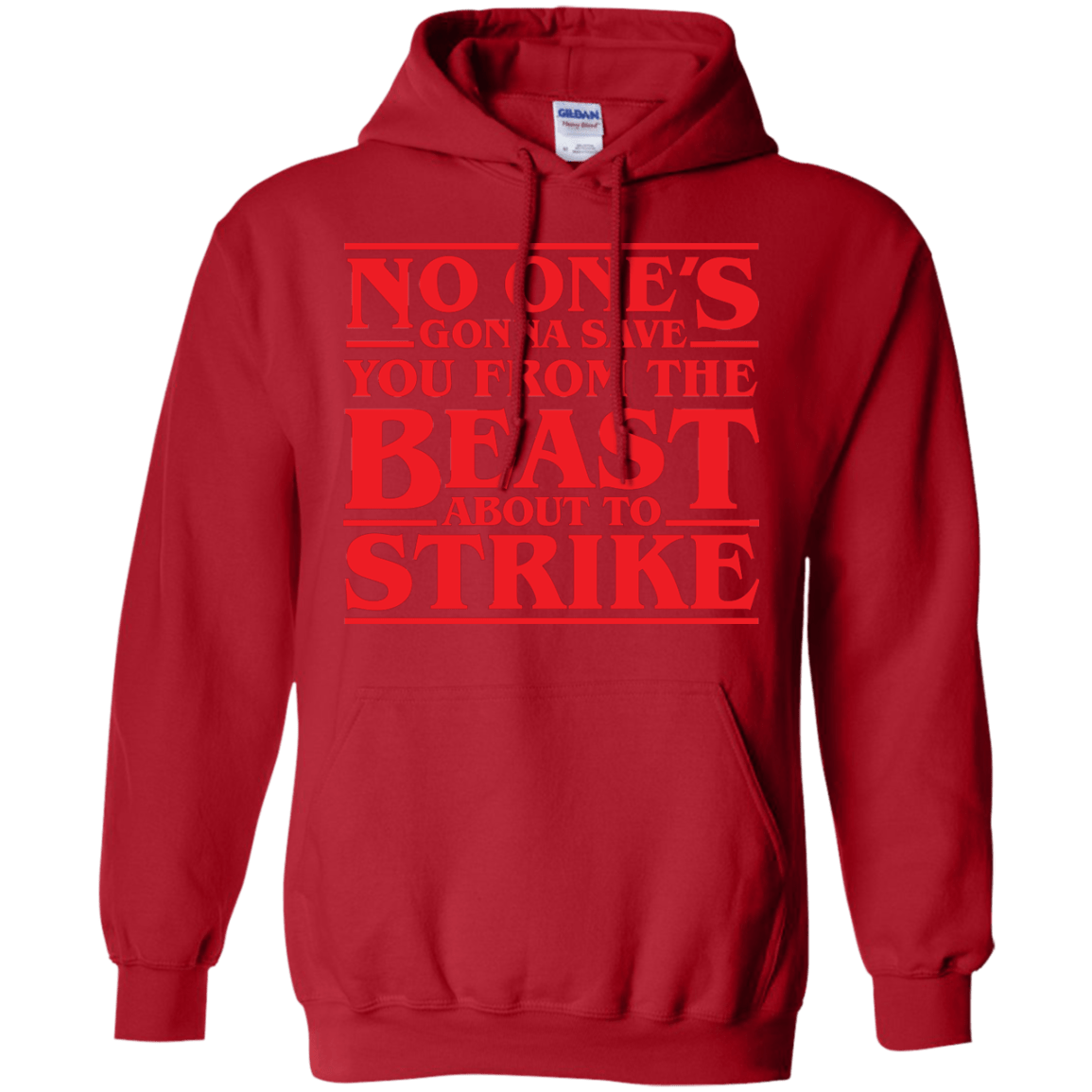 Sweatshirts Red / Small The Beast Pullover Hoodie