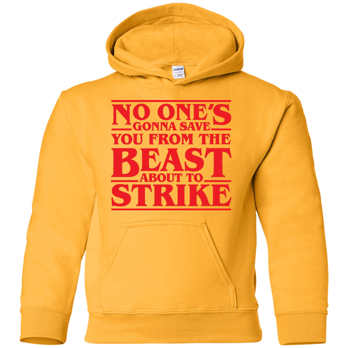 Sweatshirts Gold / YS The Beast Youth Hoodie