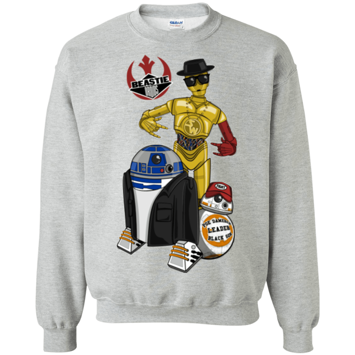 Sweatshirts Sport Grey / Small The Beastie Droids Crewneck Sweatshirt