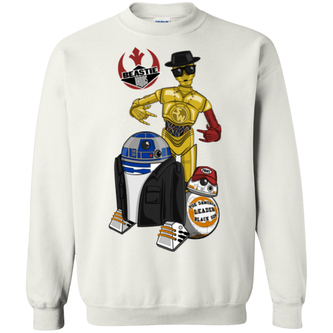 Sweatshirts White / Small The Beastie Droids Crewneck Sweatshirt
