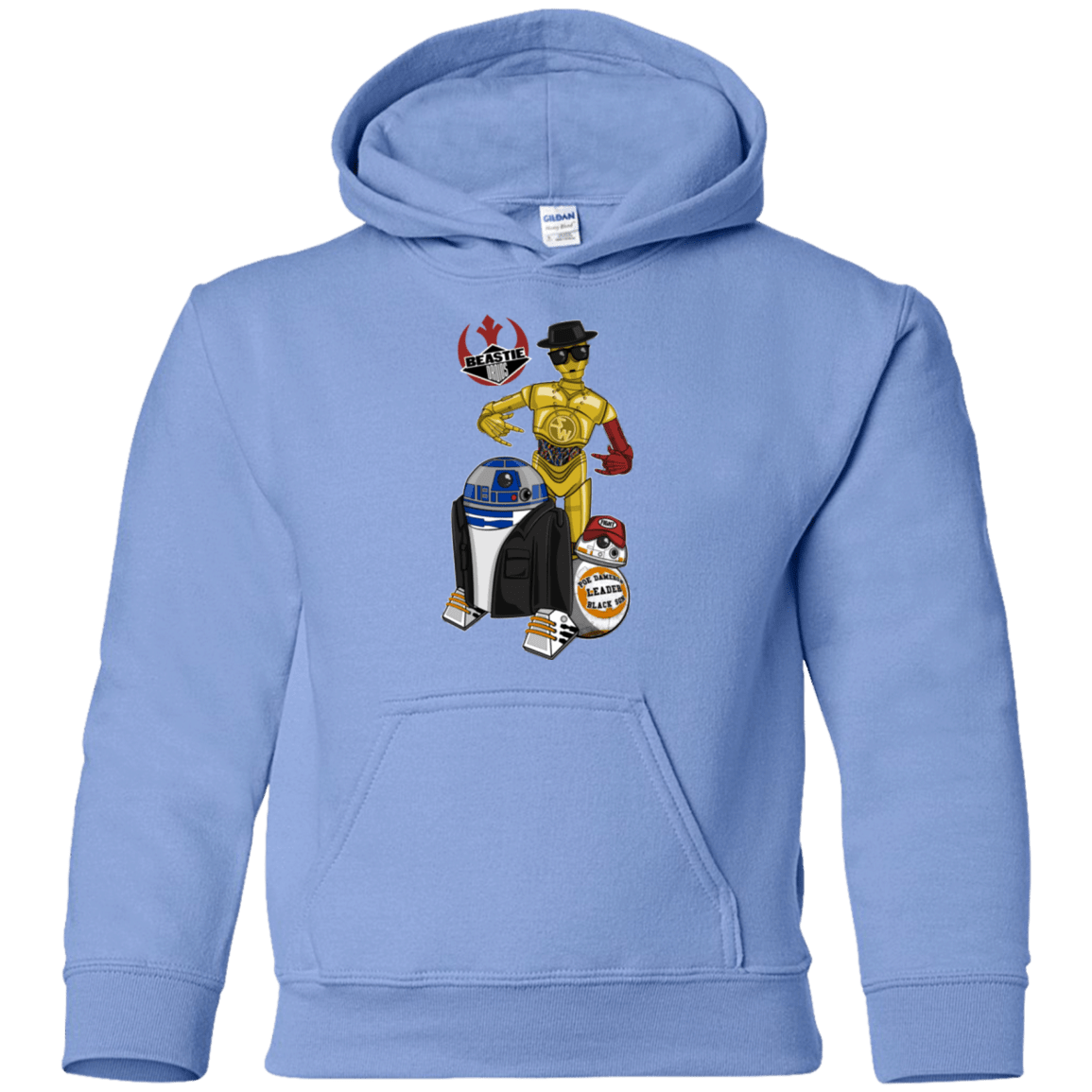 Sweatshirts Carolina Blue / YS The Beastie Droids Youth Hoodie