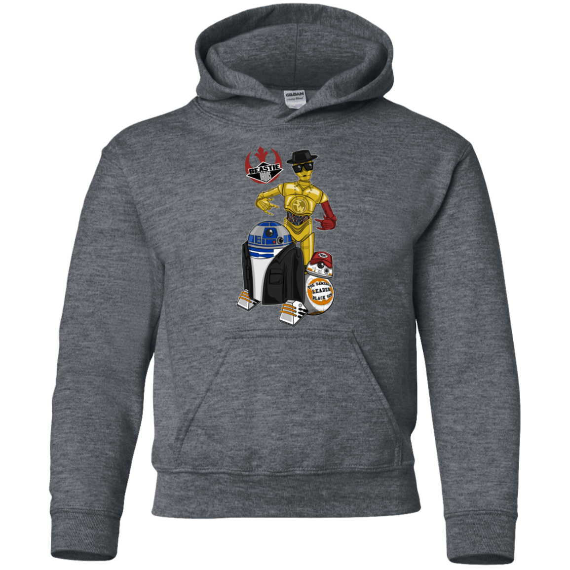Sweatshirts Dark Heather / YS The Beastie Droids Youth Hoodie