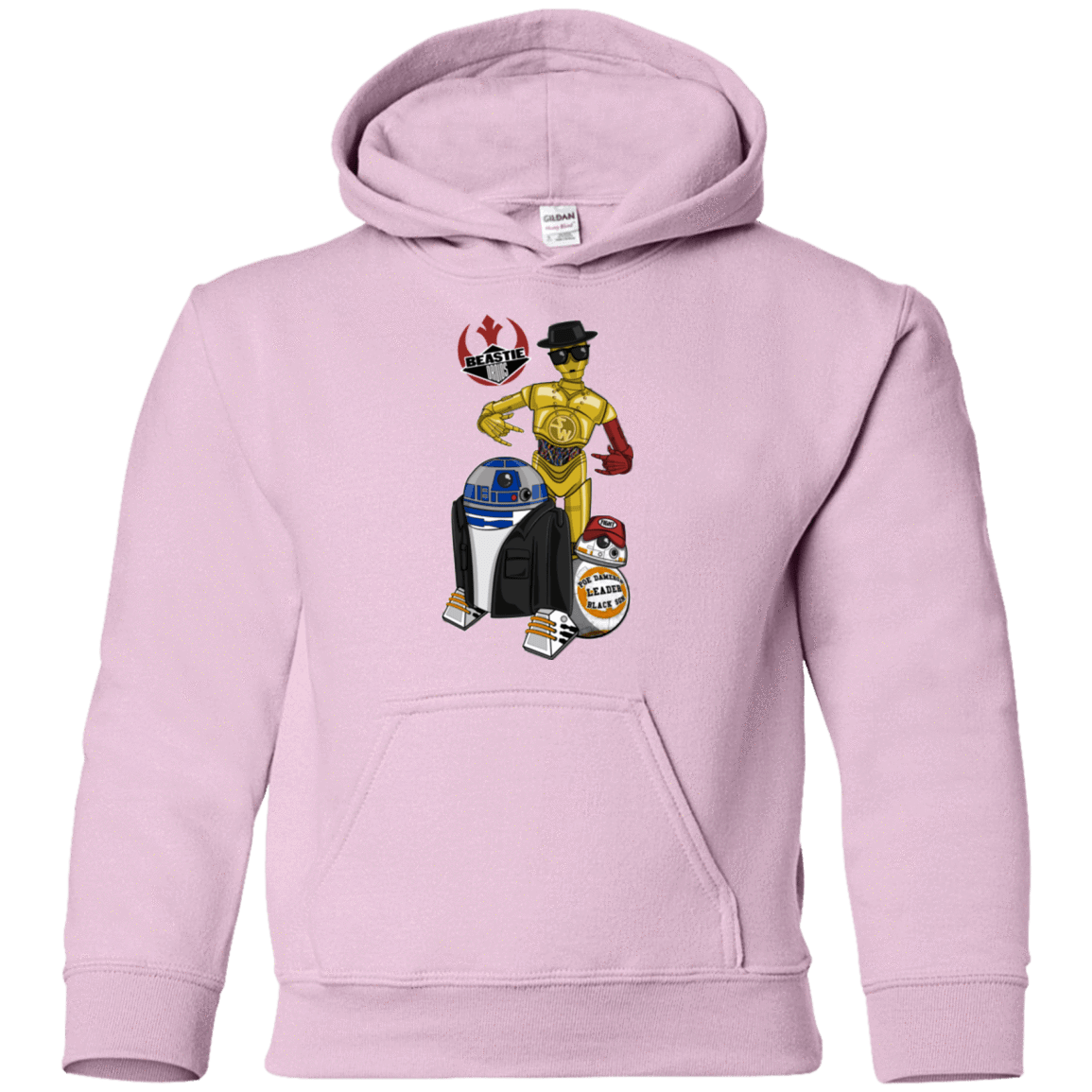 Sweatshirts Light Pink / YS The Beastie Droids Youth Hoodie