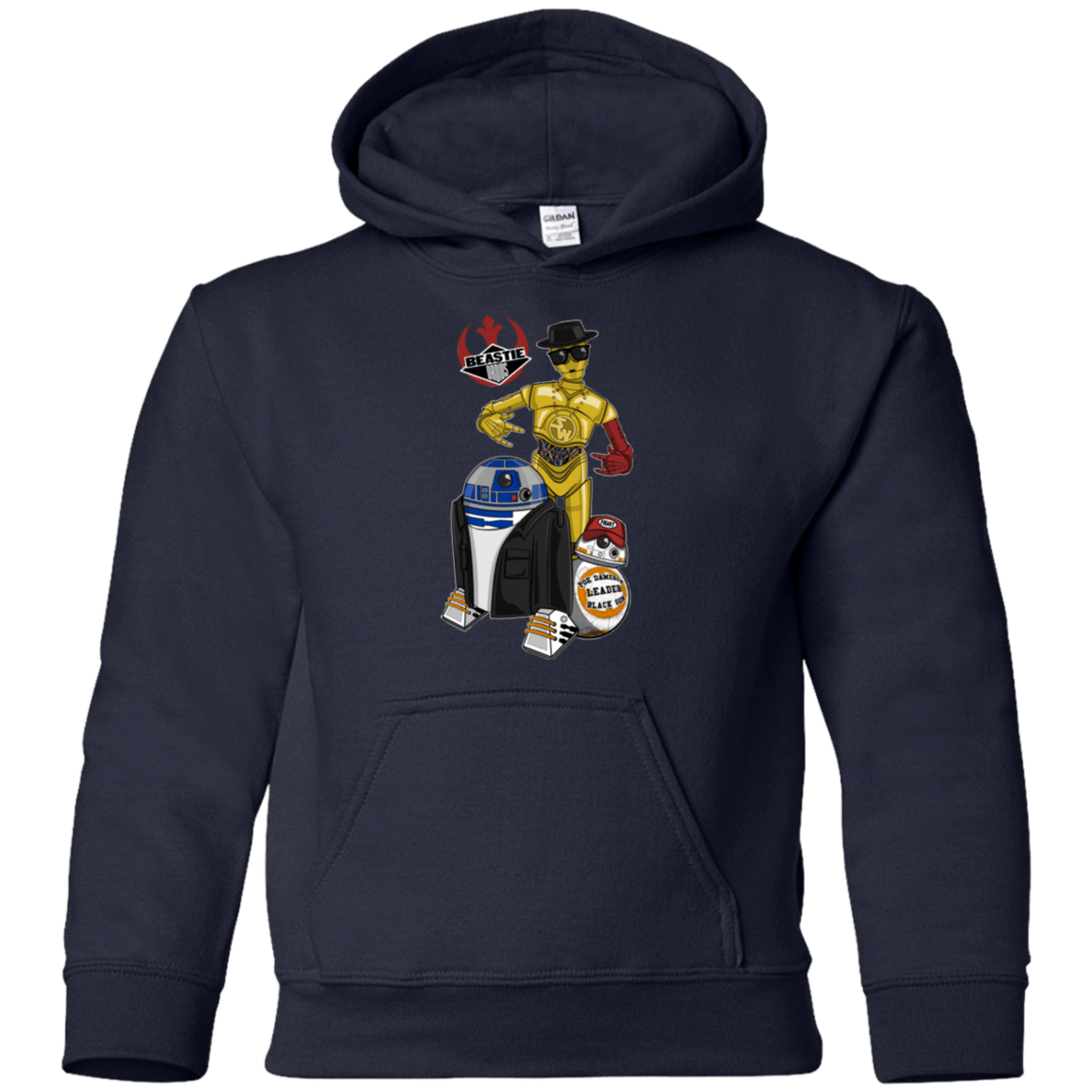 Sweatshirts Navy / YS The Beastie Droids Youth Hoodie