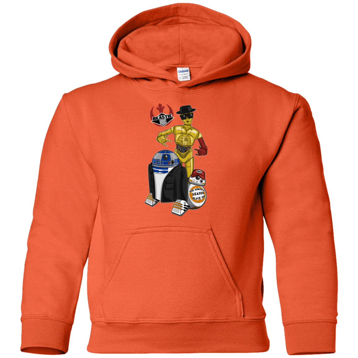 Sweatshirts Orange / YS The Beastie Droids Youth Hoodie