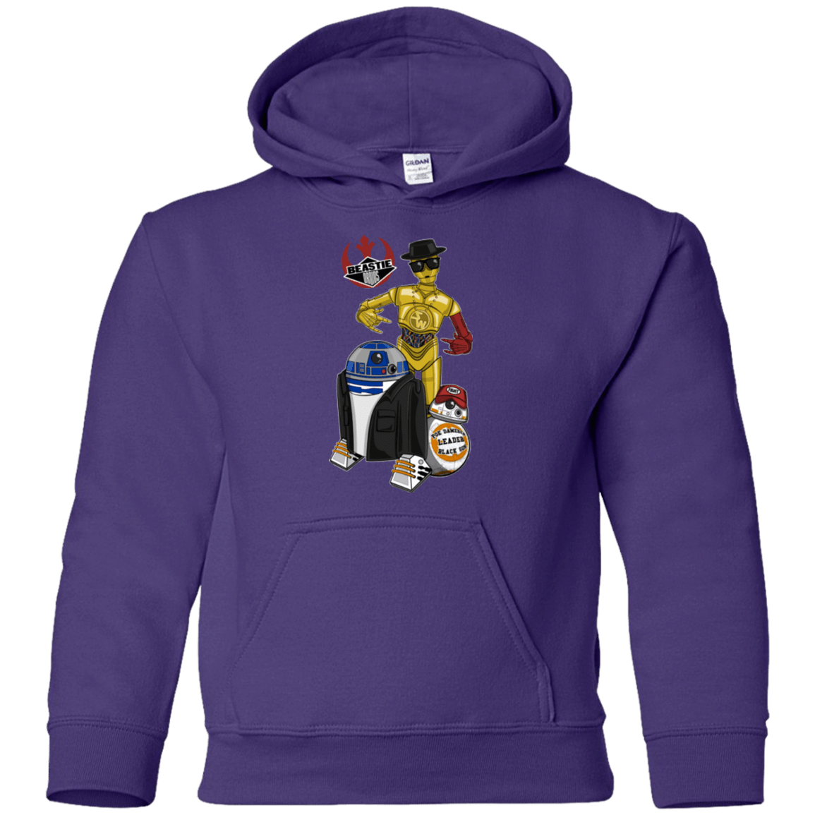 Sweatshirts Purple / YS The Beastie Droids Youth Hoodie