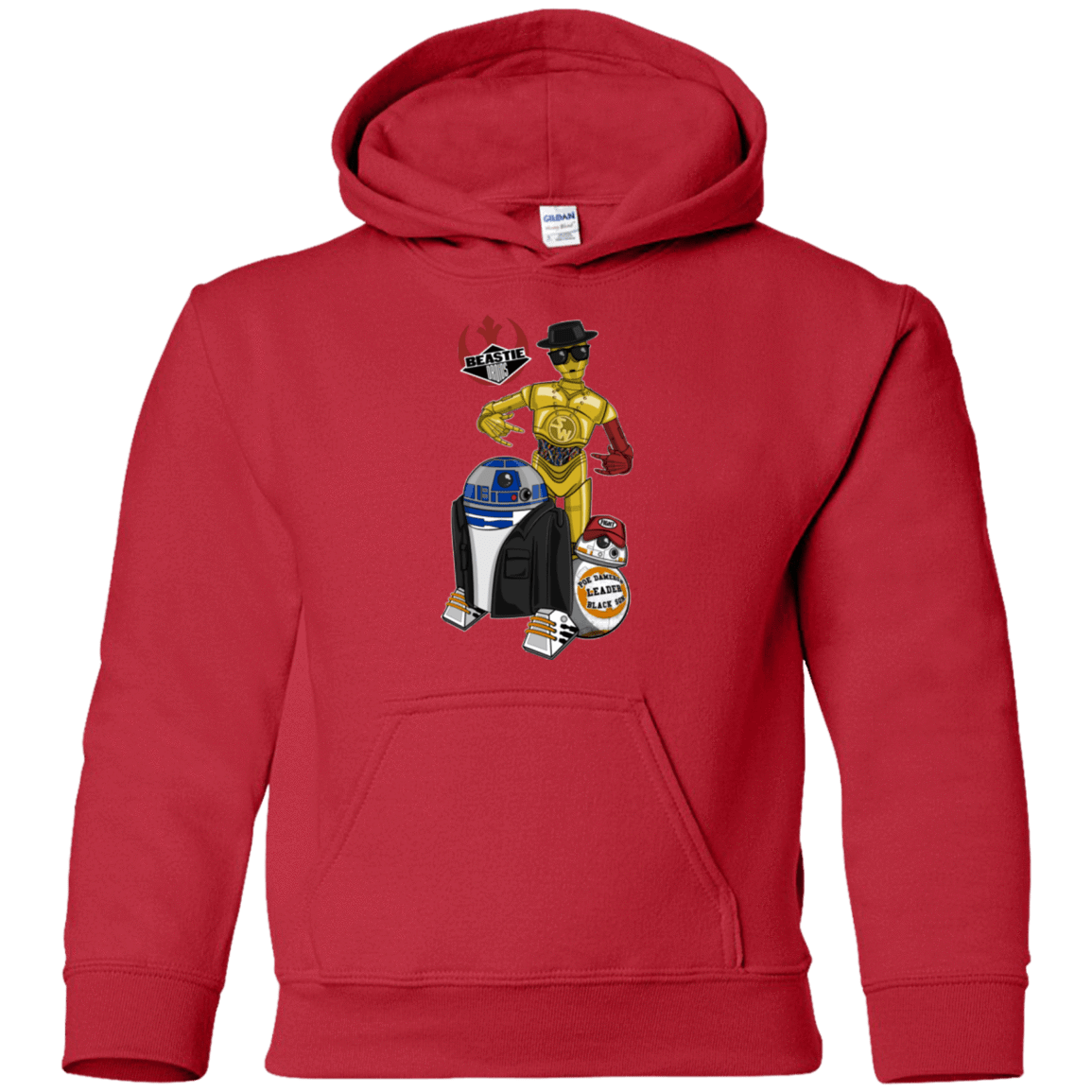 Sweatshirts Red / YS The Beastie Droids Youth Hoodie