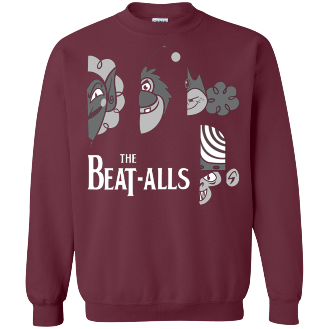Sweatshirts Maroon / Small The Beat Alls Crewneck Sweatshirt