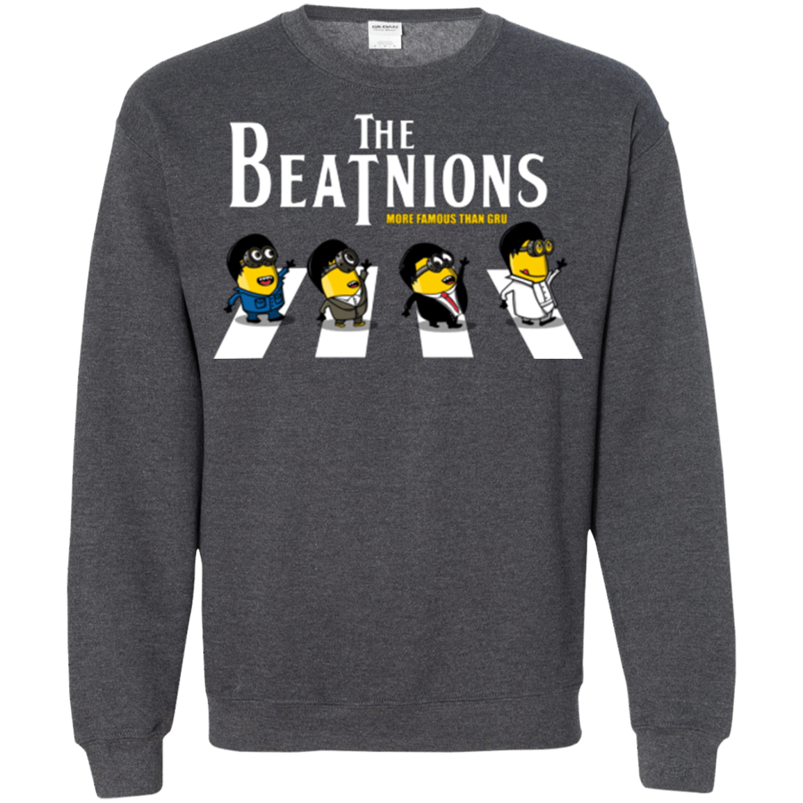 Sweatshirts Dark Heather / Small The Beatnions Crewneck Sweatshirt