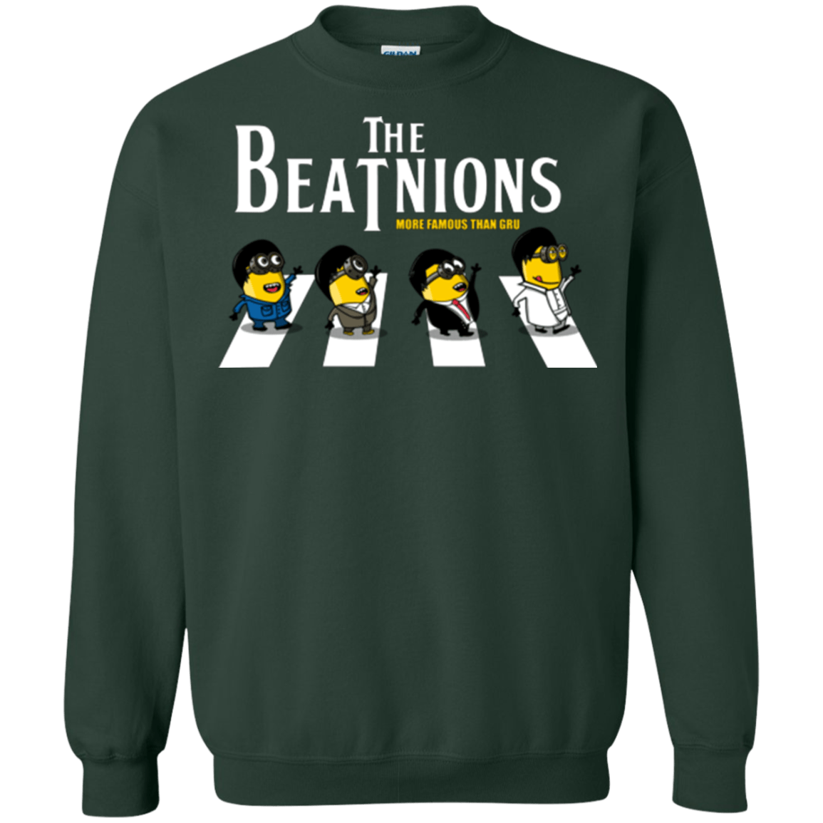 Sweatshirts Forest Green / Small The Beatnions Crewneck Sweatshirt