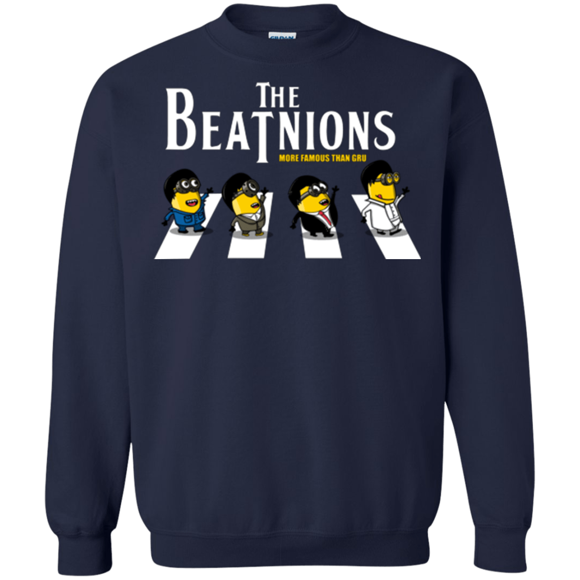 Sweatshirts Navy / Small The Beatnions Crewneck Sweatshirt