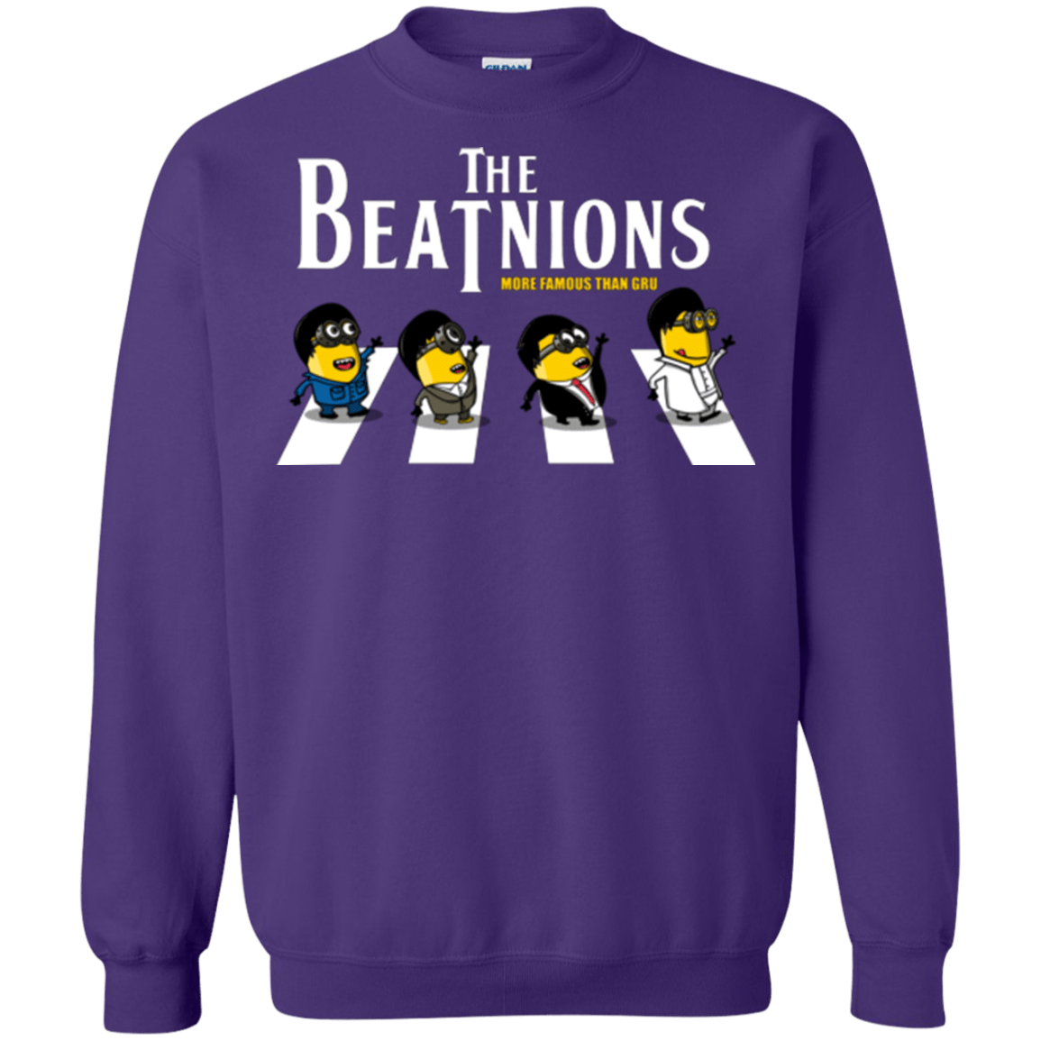 Sweatshirts Purple / Small The Beatnions Crewneck Sweatshirt