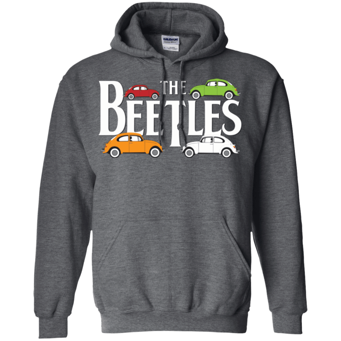 Sweatshirts Dark Heather / Small The Beetles Pullover Hoodie