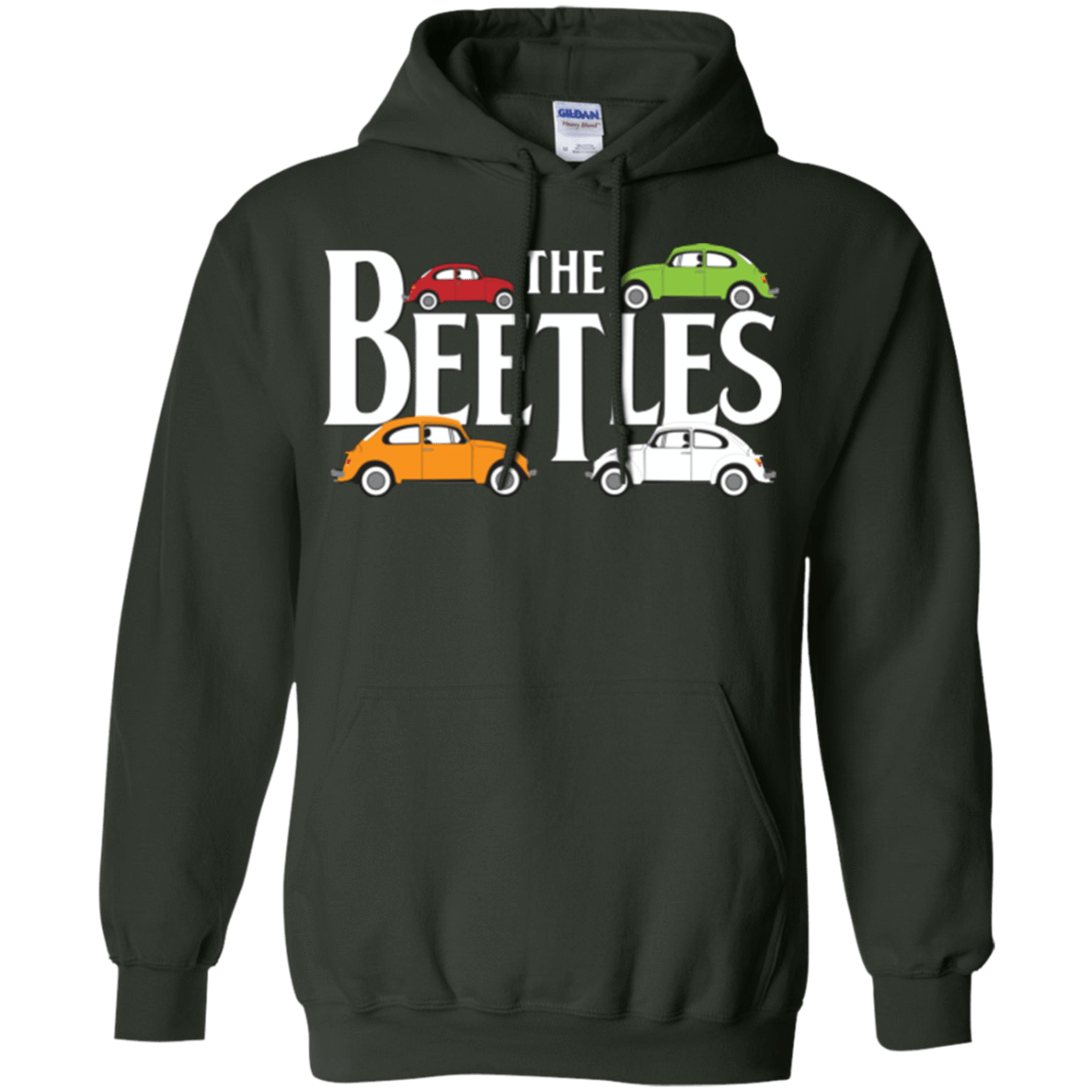 Sweatshirts Forest Green / Small The Beetles Pullover Hoodie